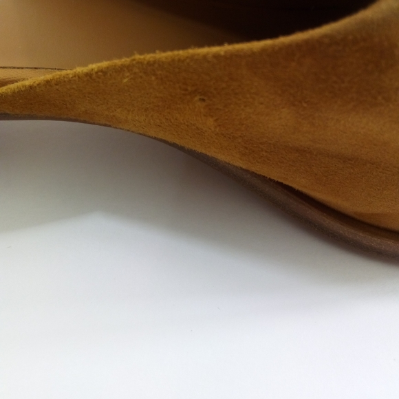 M.Gemi Ilaria Women 8.5 US 39 EU Open Toe Brown Leather Italian Mule Heels - Picture 8 of 9